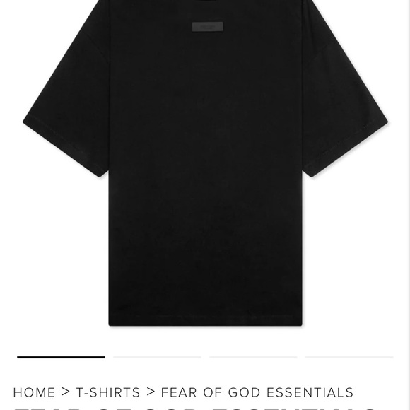 ESSENTIALS FEAR OF GOD SHIRT - Picture 1 of 3